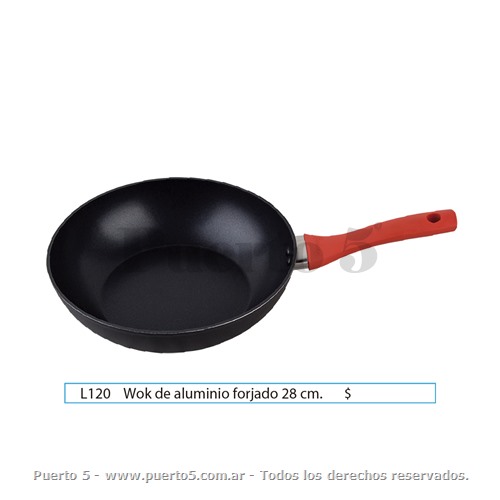 WOK 28CM ALUMINIO FORJADO INDUCCION